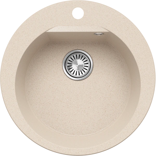 Кухонная мойка Polygran ATOL-520 (№327 Кремовый)
