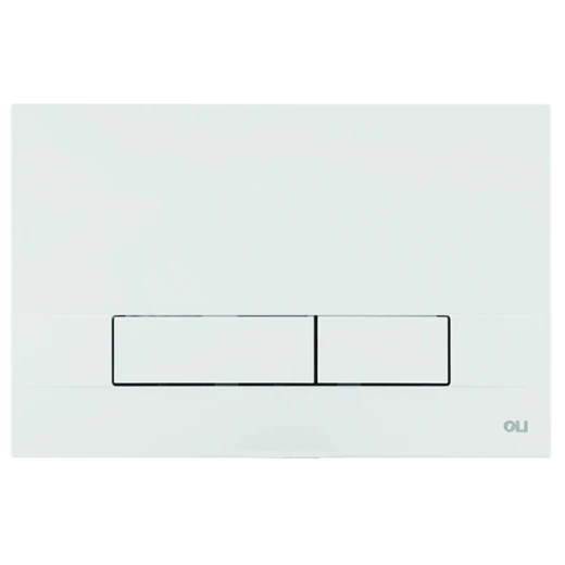 Панель механическая двойная OLIpure Narrow, пластик, белый 148300/192900
