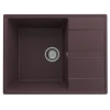 Мойка кухонная ULGRAN Quartz Prima 650-06, трюфель