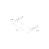 Fixsen LUKSOR FX-71602B Полотенцедержатель трубчатый 2-ой (60 см.)