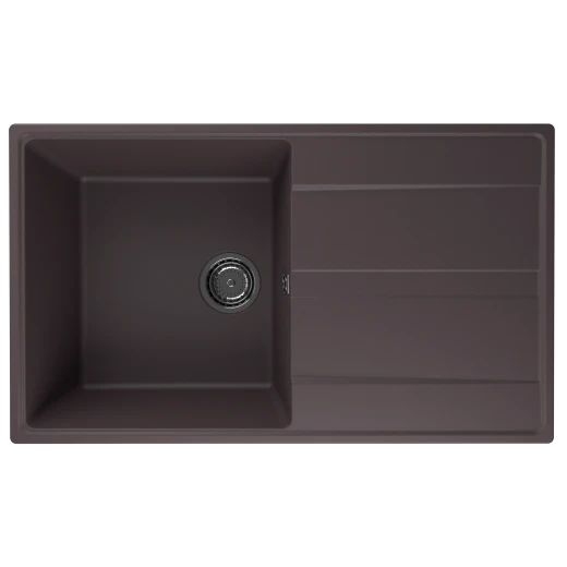Мойка кухонная ULGRAN Quartz Prima 850-06, трюфель