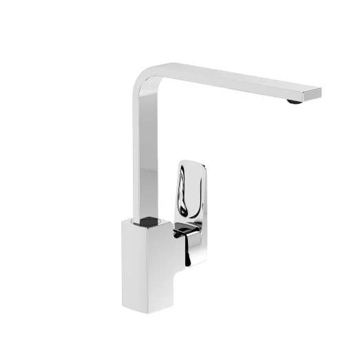 Смеситель для кухни VITRA Root Square A42753EXP глянцевый черный