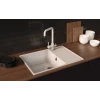 Мойка кухонная ULGRAN Quartz Prima 700-04, платина