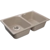 Мойка кухонная GranFest QUARZ GF-Z15 2 чаши 740*480 (песок)