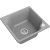 Кухонная мойка RIVELATO LOCUS 50 1-чаш 500*500 grigio metallizzato