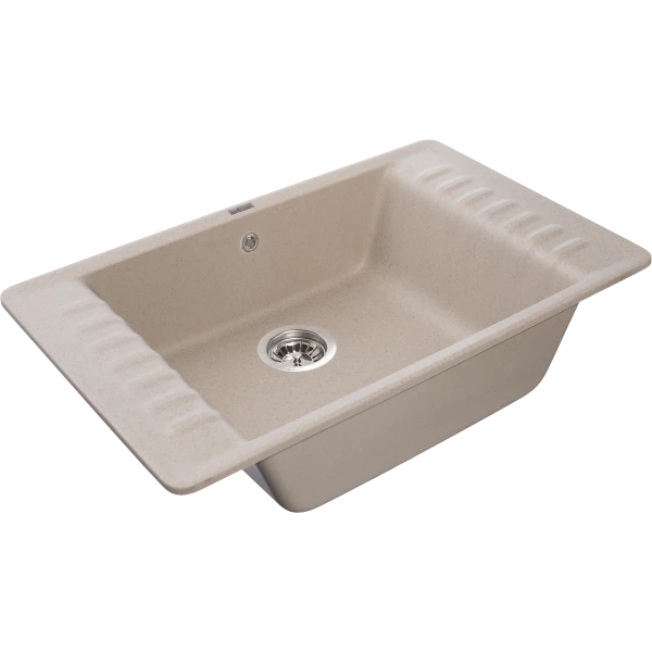 Мойка кухонная GranFest QUARZ GF-ZW-71 чаша+кр 760*480 (песок)
