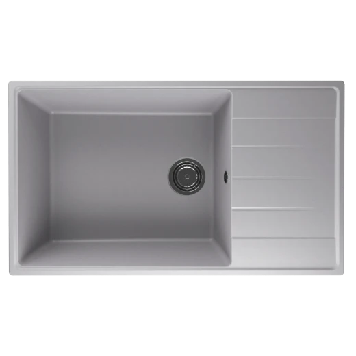 Мойка кухонная ULGRAN Quartz Prima 860-04, платина