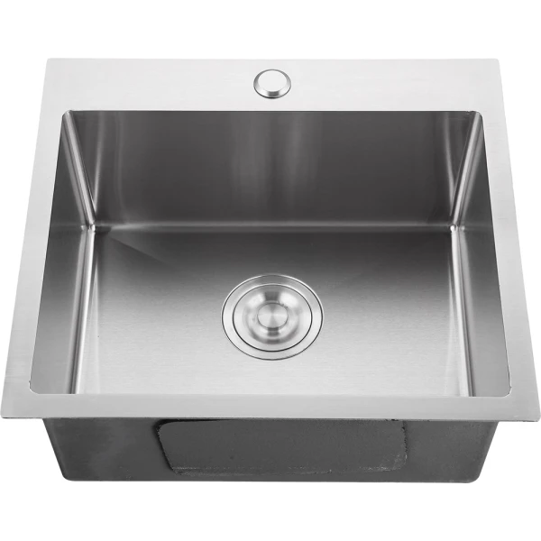 Мойка GF METAL нерж.сталь AISI 304 1 чаша 500*500*215 мм арт.GF-5050 нерж