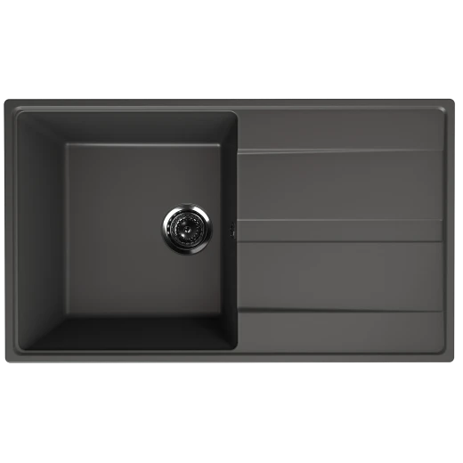 Мойка кухонная ULGRAN Quartz Prima 850-09, асфальт