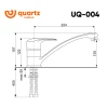 Смеситель для кухни ULGRAN Quartz UQ-004-02, лен