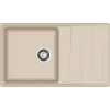 Мойка кухонная GranFest LEVEL GF-LV-860L чаш+кр 860*500мм кашемир, мрамор
