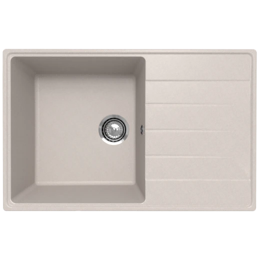 Мойка кухонная ULGRAN Quartz Prima 780-10, песок