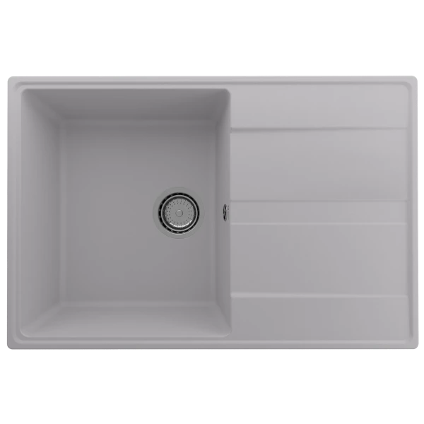 Мойка кухонная ULGRAN Quartz Prima 750-04, платина