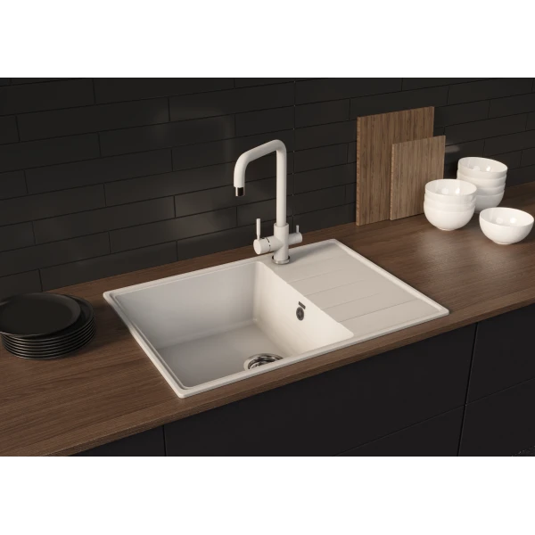 Смеситель для кухни ULGRAN Quartz UQ-019-04, платина