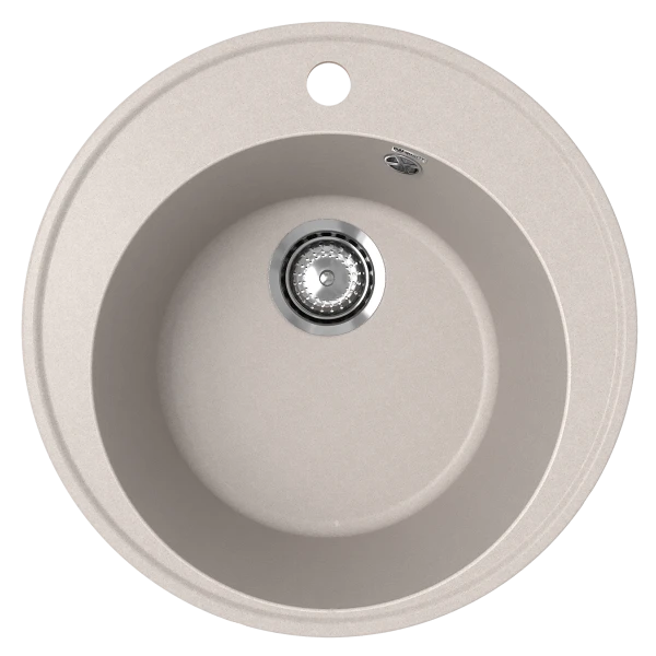 Мойка кухонная ULGRAN Quartz Nora 485-10, песок