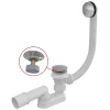 Сифон для ванны click/clack металл, арт.A504CKM-120