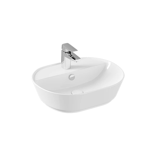 Раковина-чаша Vitra Geo 7428B003-0001, овал 55 cm