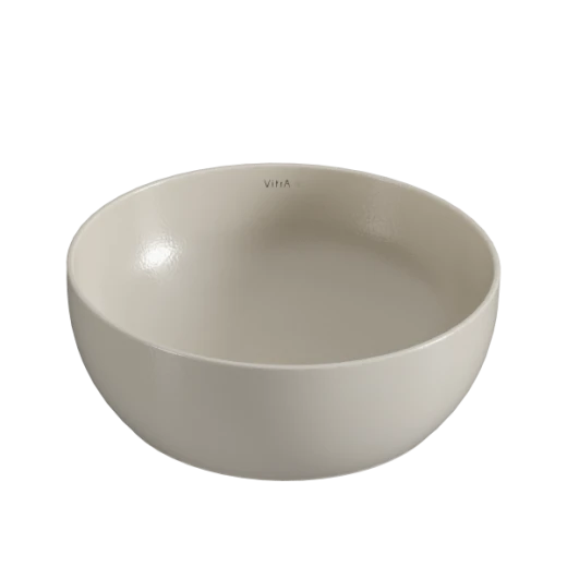 Раковина-чаша Vitra Outline Recycled 7992B066-0016, круглая, 41x41см, б/перелива, матовый тауп
