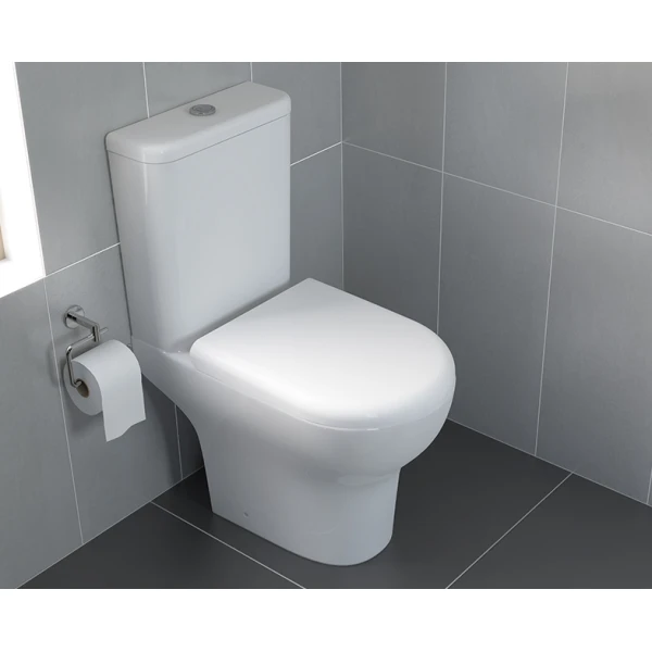 Унитаз-компакт Vitra Zentrum Rim-Ex 9824B003-7207, сиденье микролифт, механизм 3/6 л