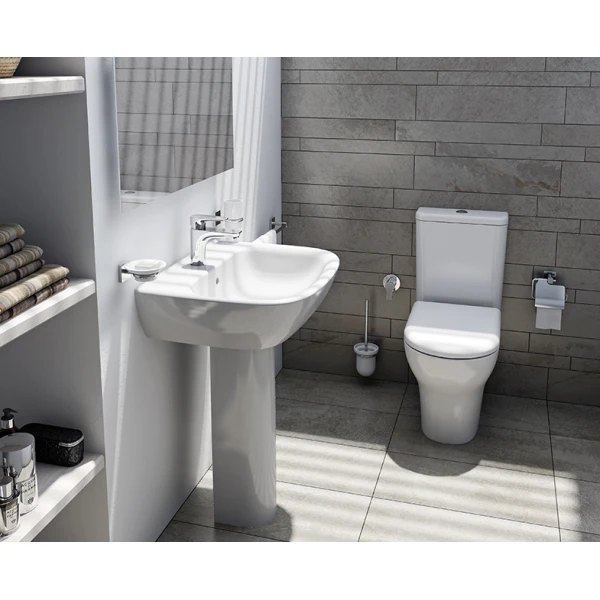 Унитаз-компакт Vitra Zentrum Rim-Ex 9824B003-7207, сиденье микролифт, механизм 3/6 л