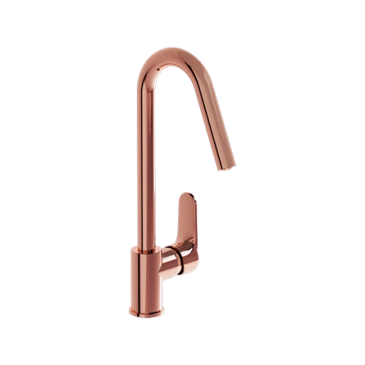 Смеситель для кухни VITRA Root Round A4274226EXP глянцевый черный