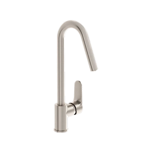 Смеситель для кухни VITRA Root Round A4274234EXP глянцевый черный