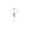 Смеситель для раковины VITRA Flow Soft A43009EXP хром