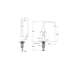 Смеситель для кухни VITRA Flow Soft A4342636EXP матовый черный