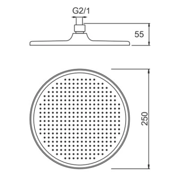 Тропический душ ∅250мм SPLENKA S451.50.06